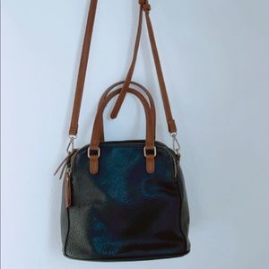 Black and brown leather bag:)
